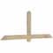Ekena Millwork Eugene Rough Sawn Timber Gable Bracket, Douglas Fir, 72"W x 27"H x 2"D x 4"F, 9/12 Pitch GBW072X27X0204EUG00RDF - alternate 5